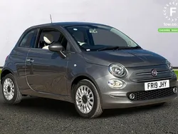 Grey Used 2019 Fiat 500 Lounge Hatchback | £9,299 (Fair price)