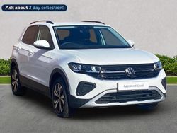 White New 2025 VW T-Cross Match SUV | £22,191 (A bit pricey)