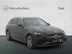 Black Used 2024 Mercedes C300e AMG Line Premium Plus Estate | £39,550 (Fair price)