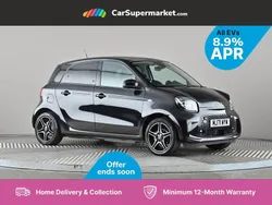 Black Used 2021 Smart ForFour Electric Drive Premium Hatchback | £8,197