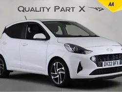 White Used 2022 Hyundai i10 Premium Hatchback | £9,580 (Fair price)