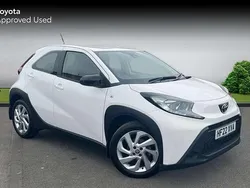 White Used 2022 Toyota Aygo PURE Hatchback | £11,757 (Fair price)
