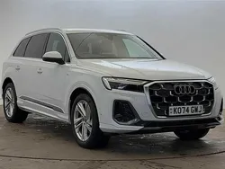 White Used 2025 Audi Q7 S-Line SUV | £54,480 (A bit pricey)