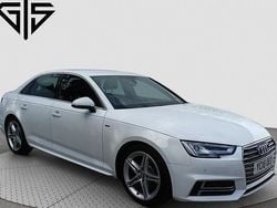 White Used 2018 Audi A4 S-Line Sedan | £10,795 (Fair price)