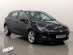 Black Used 2018 Vauxhall Astra SRi Hatchback | £7,490 (Fair price)
