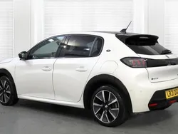 White Used 2021 Peugeot e-208 Premium Hatchback | £13,147 (Fair price)