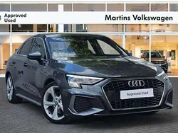 Grey Used 2020 Audi A3 S-Line Sedan | £19,995 (Fair price)