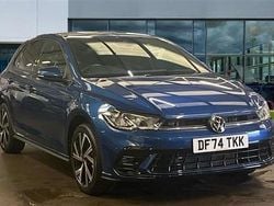 Reef blue metallic Used 2024 VW Polo R-line Hatchback | £21,666 (Fair price)