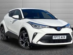 White Used 2022 Toyota C-HR Design SUV | £21,495 (Fair price)