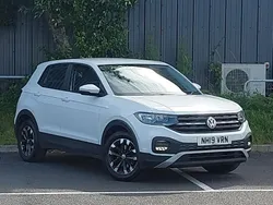 White Used 2019 VW T-Cross S SUV | £12,498 (A bit pricey)