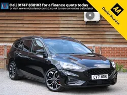 Black Used 2022 Ford Focus ST-Line X Estate | £16,995 (Fair price)