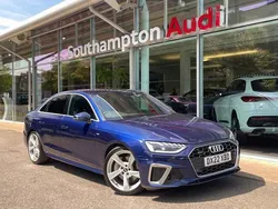 Blue Used 2022 Audi A4 S-Line Sedan | £25,700 (Super price)