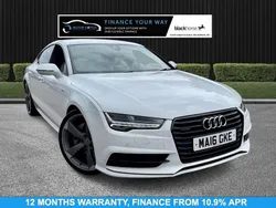 White Used 2016 Audi A7 Black Edition Hatchback | £14,495 (Expensive)