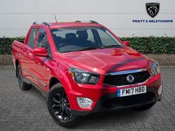 Red Used 2017 Ssangyong (KGM) Musso Pickup | £12,982 (Fair price)