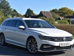 White Used 2020 VW Passat R-line Estate | £15,895 (A bit pricey)