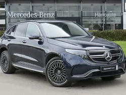 Blue Used 2021 Mercedes EQC400 AMG Line Premium SUV | £26,000 (Fair price)
