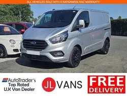 Silver Used 2021 Ford Transit Custom Limited Van | £15,975 (Fair price)
