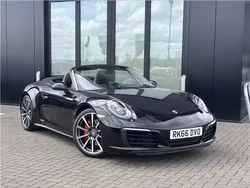 Porsche metallic jet black Used 2016 Porsche 911 Carrera 4 Cabriolet | £65,950 (Good price)