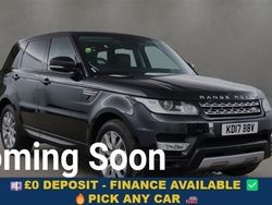 Black Used 2017 Land Rover Range Rover Sport HSE SUV | £17,849 (Good price)