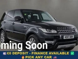 Black Used 2017 Land Rover Range Rover Sport HSE SUV | £17,849 (Good price)