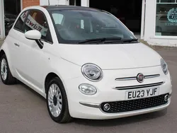 White Used 2023 Fiat 500 S Hatchback | £9,875 (Fair price)