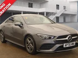Grey Used 2020 Mercedes CLA200 AMG line Coupe | £28,678
