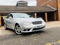 Silver Used 2008 Mercedes CLK200 Coupe | £4,591 (Fair price)