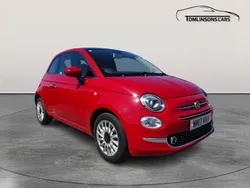 Red Used 2017 Fiat 500 Lounge Hatchback | £5,895 (Fair price)