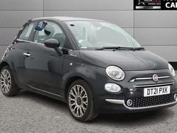Black Used 2021 Fiat 500 Dolcevita Hatchback | £10,375 (Fair price)