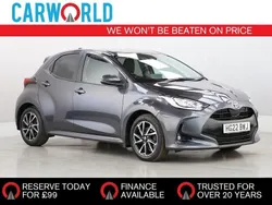 Grey Used 2022 Toyota Yaris Hybrid Design Hatchback | £13,990 (Good price)