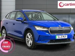 Blue Used 2021 Skoda Enyaq iV Loft SUV | £15,936 (Fair price)