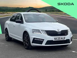 White Used 2020 Skoda Octavia vRS Hatchback | £20,409 (Fair price)