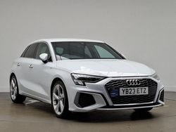 White Used 2023 Audi A3 S-Line Hatchback | £21,698 (Fair price)