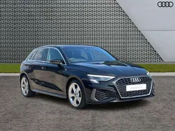 Black Used 2023 Audi A3 S-Line Hatchback | £24,495 (A bit pricey)