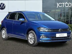 Blue Used 2021 VW Polo Match Hatchback | £14,617 (Fair price)