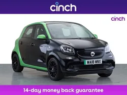 Green Used 2018 Smart ForFour Electric Drive Premium Hatchback | £8,449 (A bit pricey)