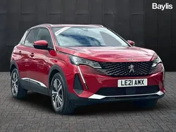 Red Used 2021 Peugeot 3008 Allure Premium Hatchback | £16,773 (Fair price)