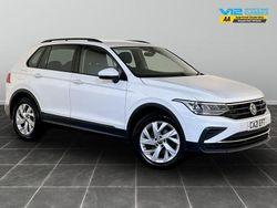 White Used 2021 VW Tiguan S SUV | £11,795 (Fair price)
