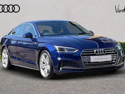 Blue Used 2020 Audi A5 S-Line Coupe | £19,752 (Fair price)