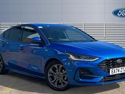 Blue Used 2024 Ford Focus ST-Line Hatchback | £19,672 (Fair price)