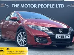 Red Used 2015 Honda Civic SE Plus Hatchback | £5,295 (Fair price)