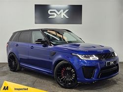 Blue Used 2019 Land Rover Range Rover Sport SVR SUV | £44,995 (Good price)