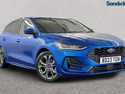 Blue Used 2023 Ford Focus ST-Line Hatchback | £14,817 (Fair price)