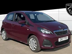 Purple Used 2017 Peugeot 108 Active Hatchback | £5,483 (Fair price)