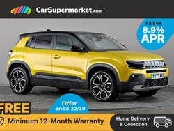 Yellow/black Used 2023 Jeep Avenger EV SUV | £19,197 (Fair price)