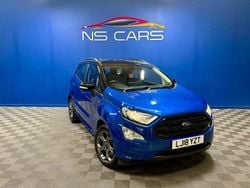 Blue Used 2018 Ford Ecosport ST-Line SUV | £7,949 (Fair price)