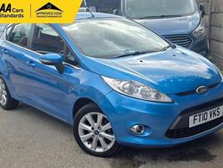 Blue Used 2010 Ford Fiesta Zetec Hatchback | £5,495 (Fair price)