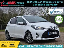 White Used 2016 Toyota Yaris Multidrive S Hatchback | £9,700 (Fair price)