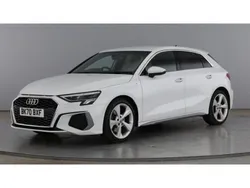 White Used 2020 Audi A3 Sportback S-Line Hatchback | £17,999 (Fair price)