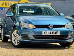 Blue Used 2014 VW Golf VII SE Hatchback | £7,595 (Fair price)